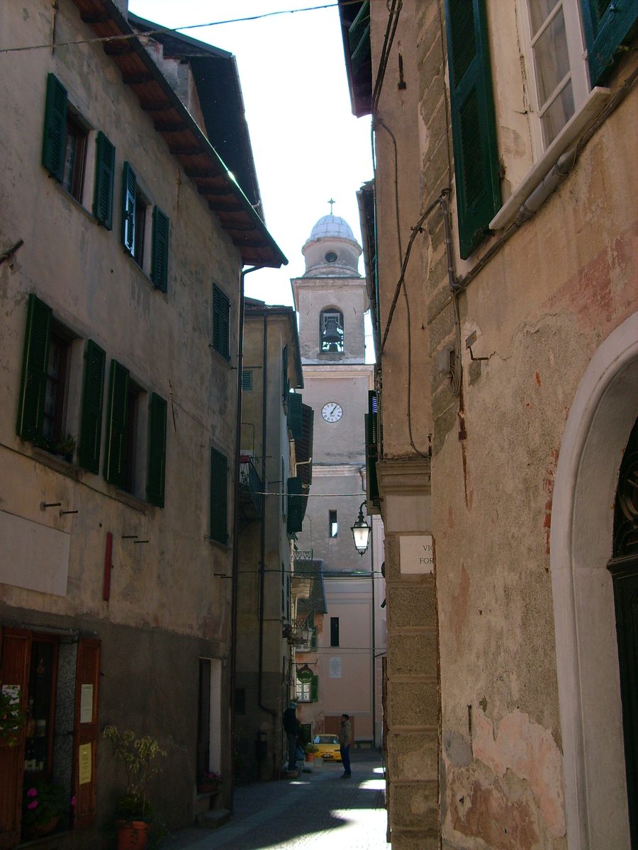 Historic center of Sassello in Liguria
