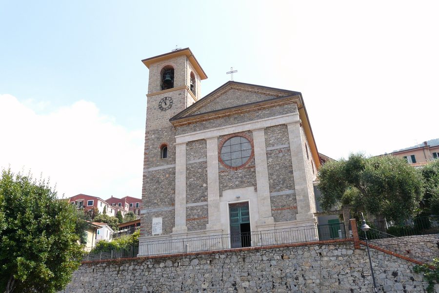 Church of San Giorgio in the coastal town of Tellaro near Lerici