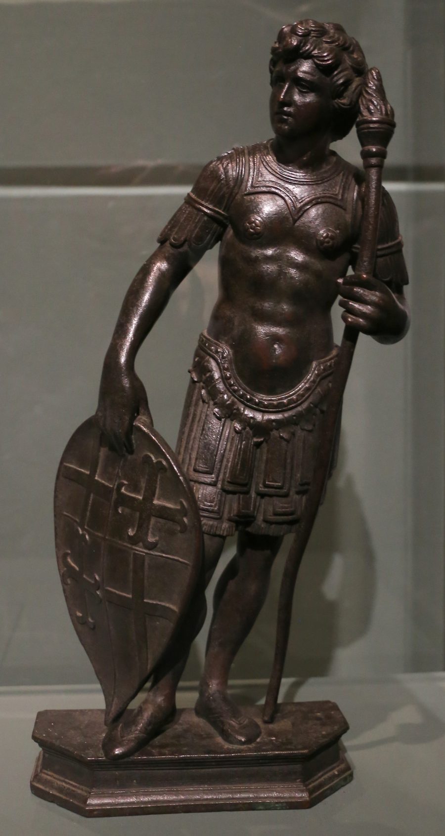 Sculpture of a squire from the Amedeo Lia Museum in La Spezia