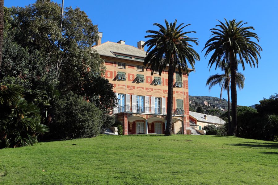 Park- und Museumsanlage der Villa Grimaldi Fassio in Nervi bei Genua