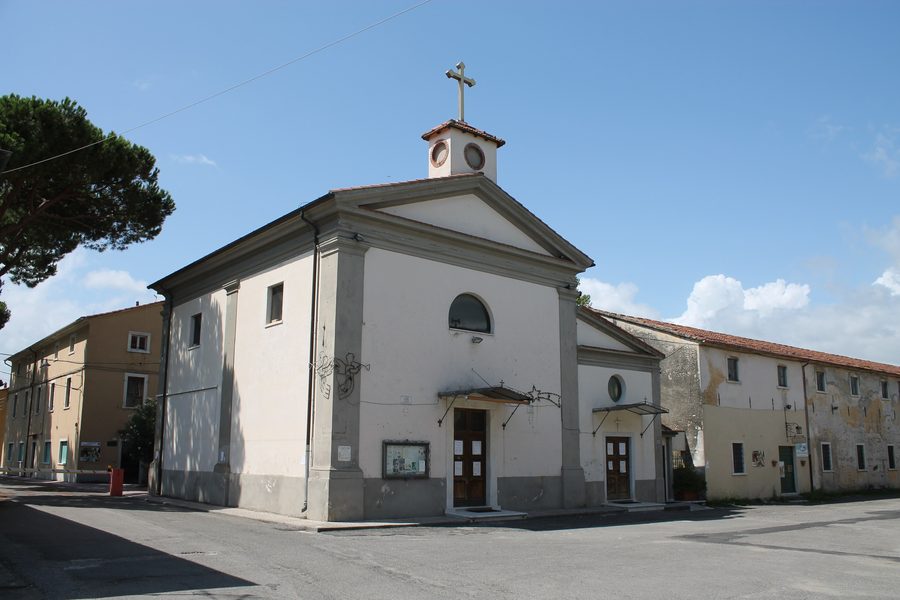 Coastal area of Marinella di Sarzana in Italy