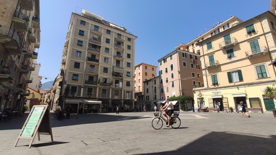 View of La Spezia in Liguria