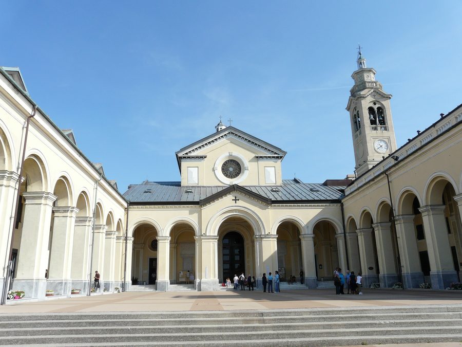 Exterior of the Sanctuary of Our Lady of the Guardia in Ceranesi