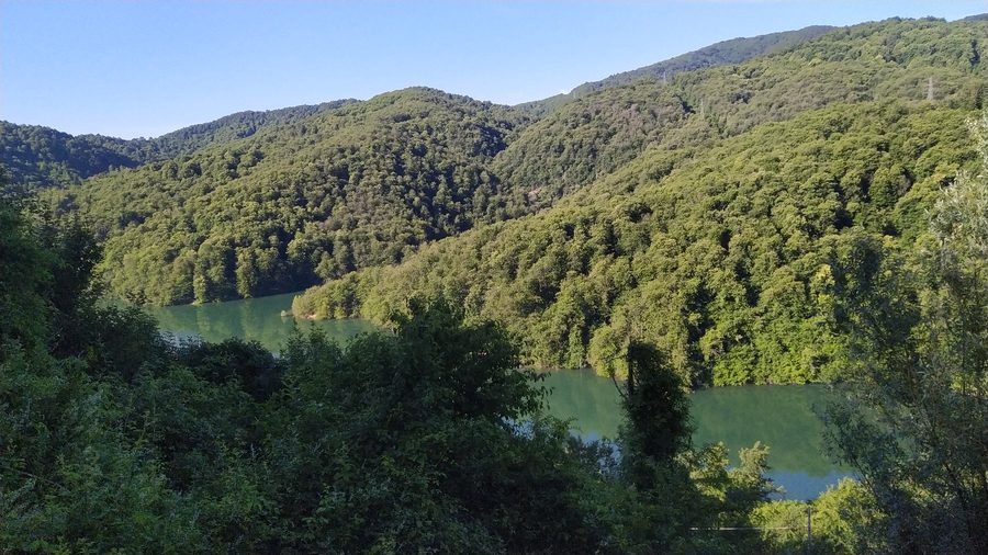 Lago della Busalletta, an artificial lake near Busalla
