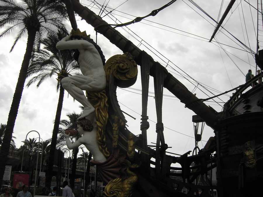 Il Galeone Neptune in the Old Port of Genoa