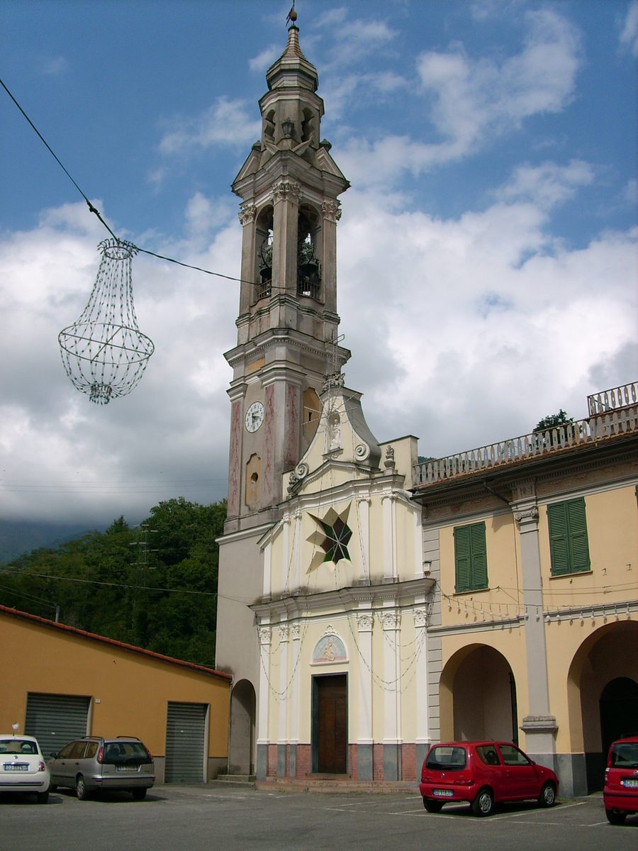 Church of Sant’Anna in the Ferrada district of Moconesi in Liguria