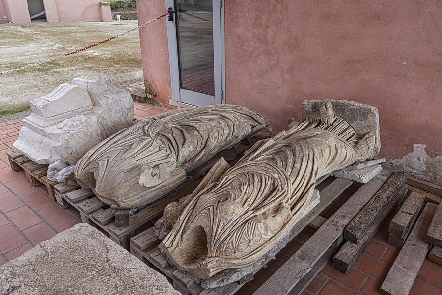 Exterior view of the Museo Archeologico Nazionale di Luni