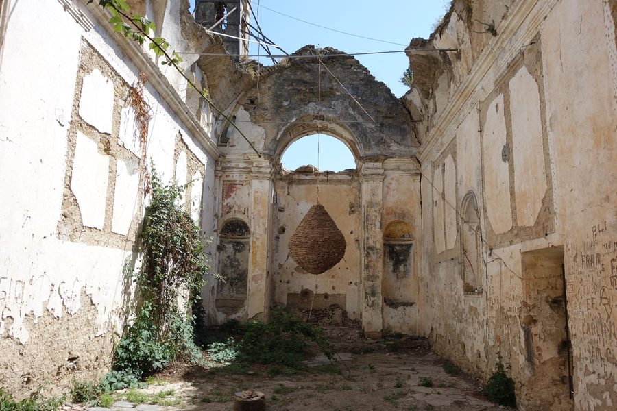 Historic buildings in Bussana Vecchia near Sanremo