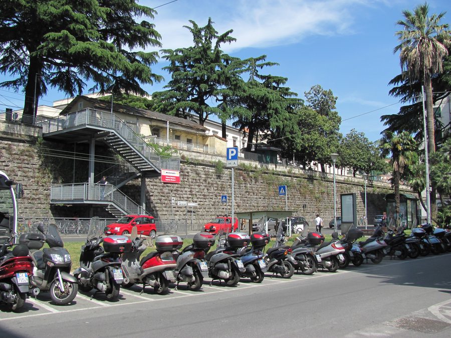 View of La Spezia in Liguria