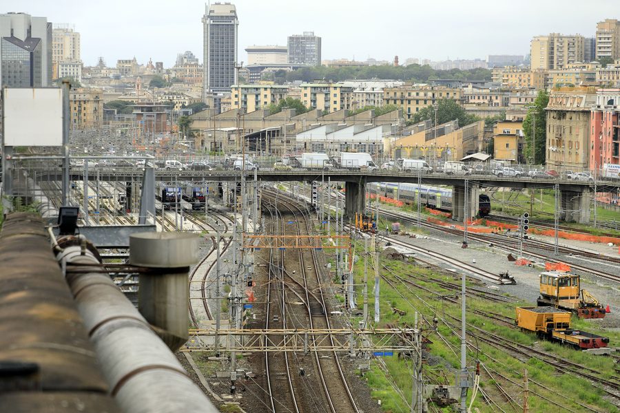 Genova Brignole station in Genoa