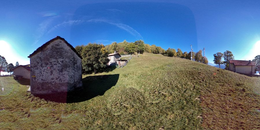 Panoramic view near Bracco in Liguria
