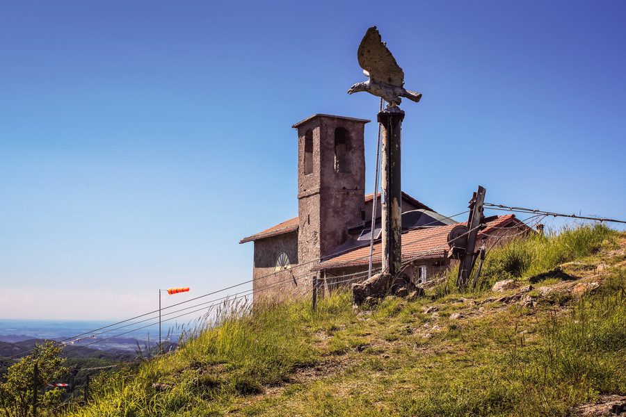 Chapel of Nostra Signora di Loreto on Monte Reale near Ronco Scrivia
